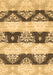 Abstract Brown Contemporary Rug, con592brn