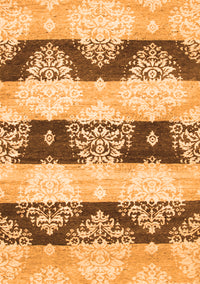 Abstract Orange Contemporary Rug, con592org