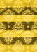 Abstract Yellow Contemporary Rug, con592yw