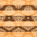 Serging Thickness of Abstract Orange Contemporary Rug, con592org