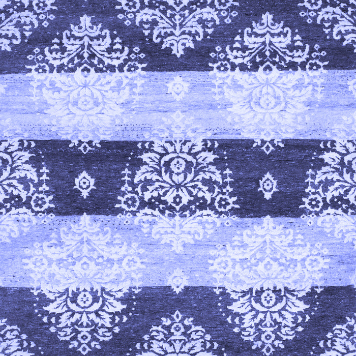 Abstract Blue Contemporary Rug, con592blu