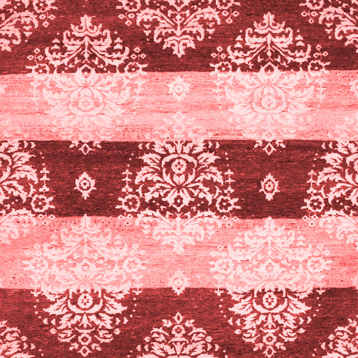 Machine Washable Abstract Red Contemporary Rug, wshcon592red