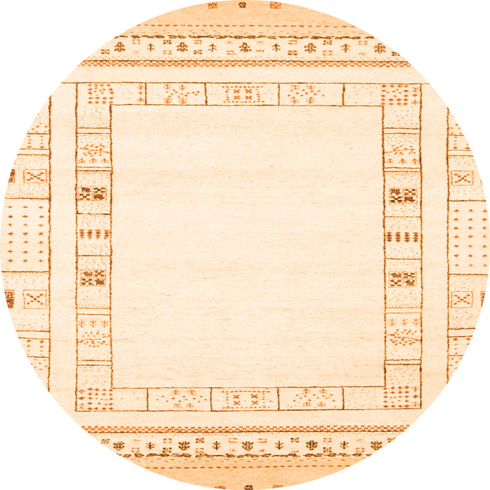 Machine Washable Solid Orange Modern Area Rugs, wshcon593org