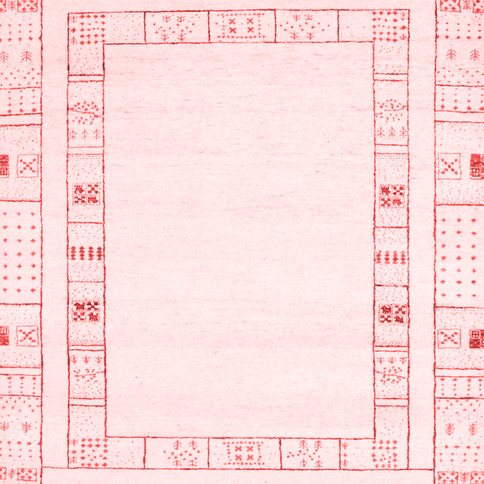 Solid Red Modern Area Rugs