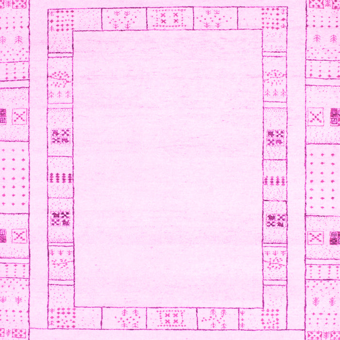 Solid Pink Modern Rug, con593pnk
