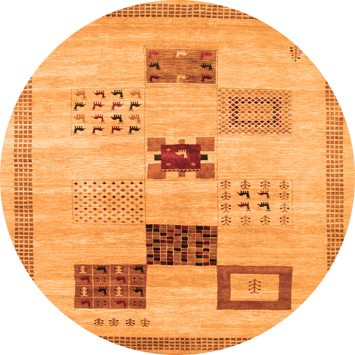 Machine Washable Abstract Orange Contemporary Area Rugs, wshcon594org