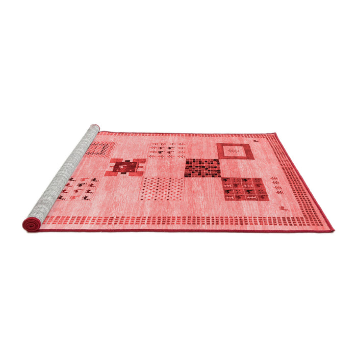 Contemporary Red Washable Rugs