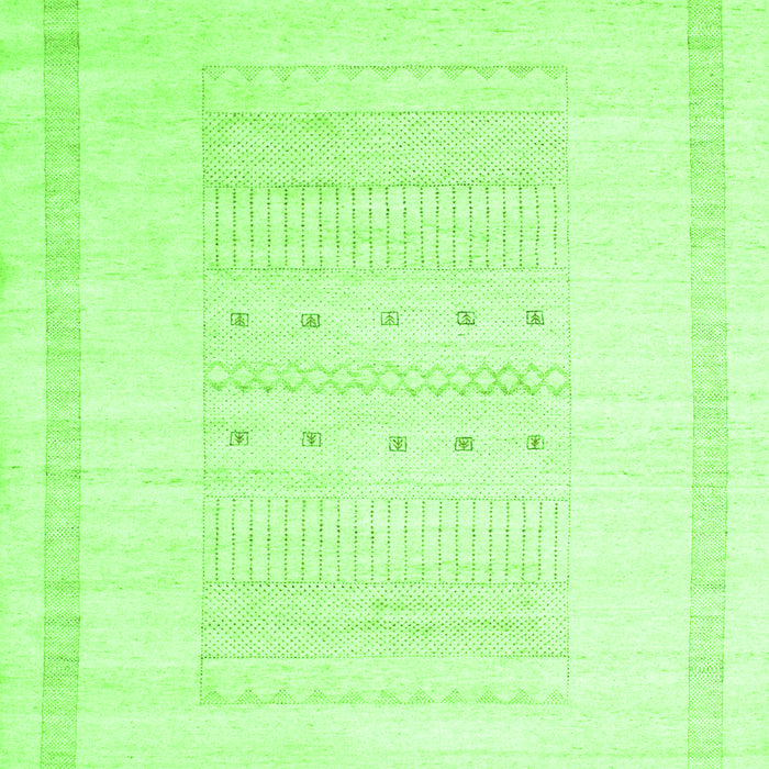 Solid Green Modern Rug, con595grn