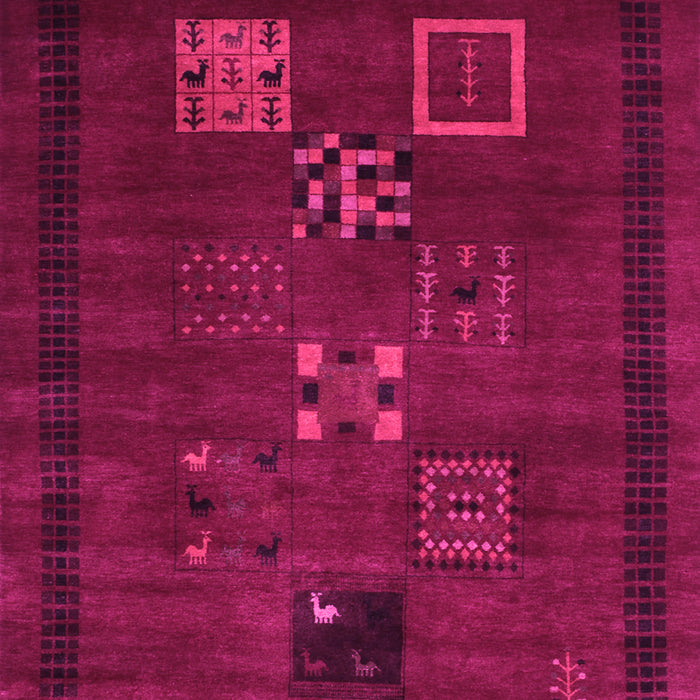 Abstract Pink Contemporary Rug, con596pnk