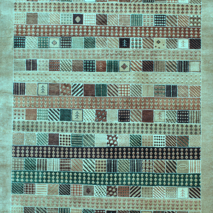 Machine Washable Abstract Light Blue Contemporary Rug, wshcon597lblu