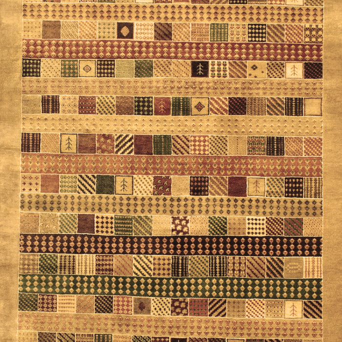 Machine Washable Abstract Brown Contemporary Rug, wshcon597brn