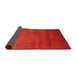 Thickness of Contemporary Neon Red Modern Rug, con598