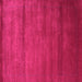 Square Abstract Pink Contemporary Rug, con598pnk