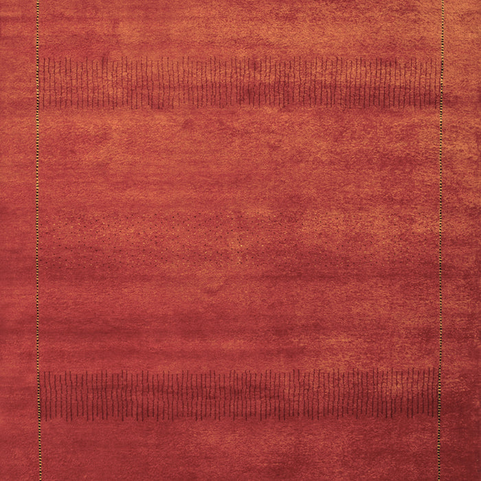 Machine Washable Abstract Brown Contemporary Rug, wshcon598brn