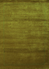 Abstract Green Contemporary Rug, con598grn