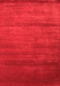 Abstract Red Contemporary Rug, con598red