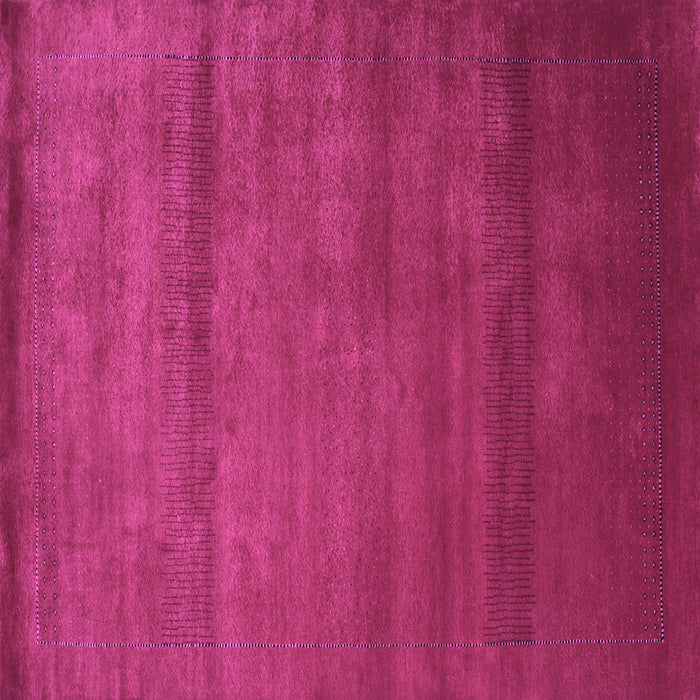 Square Abstract Purple Contemporary Rug, con598pur