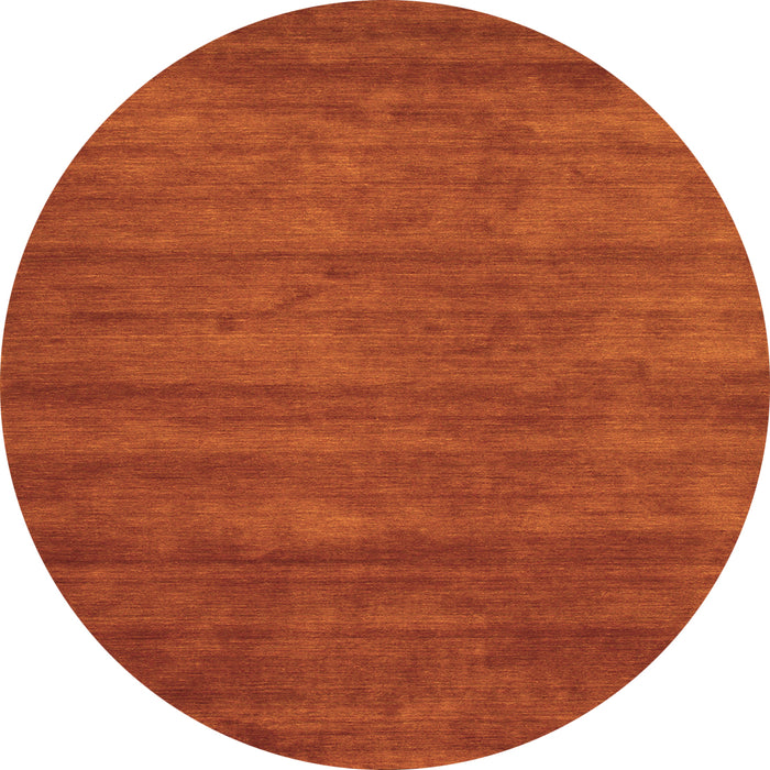 Square Abstract Orange Contemporary Rug, con59org