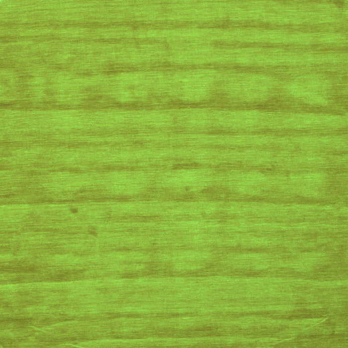 Round Machine Washable Abstract Green Contemporary Area Rugs, wshcon5grn