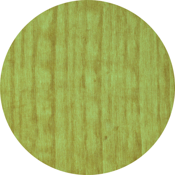 Round Machine Washable Abstract Turquoise Contemporary Area Rugs, wshcon5turq