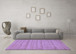Machine Washable Abstract Blue Contemporary Rug in a Living Room, wshcon5blu