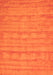 Serging Thickness of Machine Washable Abstract Orange Contemporary Area Rugs, wshcon5org