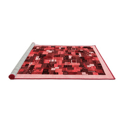Contemporary Red Washable Rugs