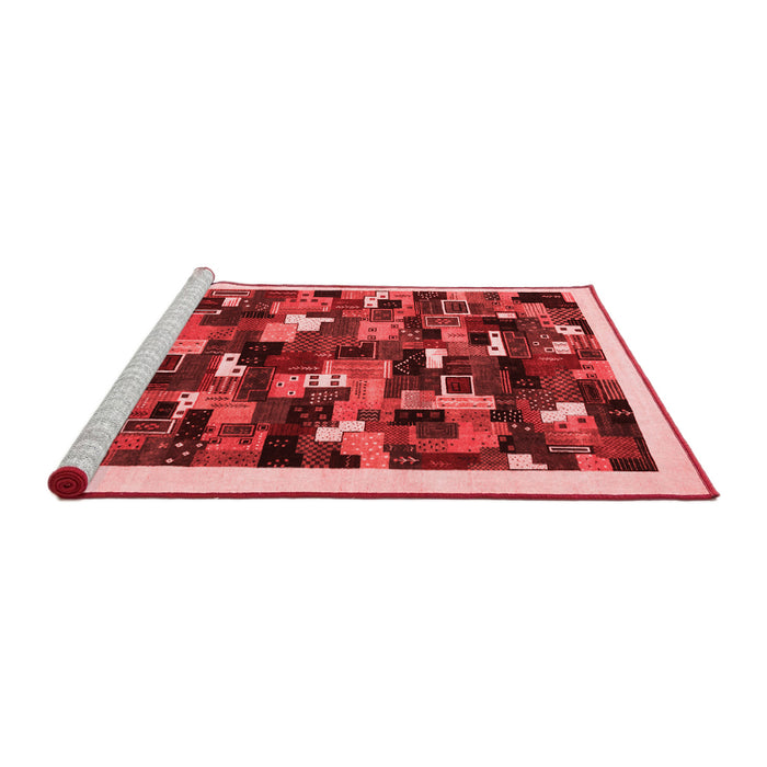 Contemporary Red Washable Rugs
