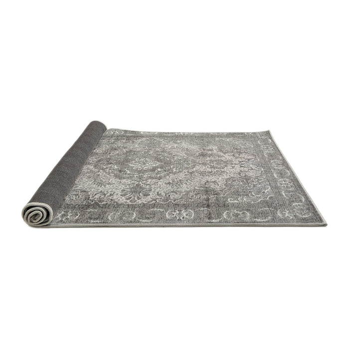 Thickness of Contemporary Granite Gray Modern Rug, con601