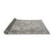 Thickness of Contemporary Granite Gray Modern Rug, con601