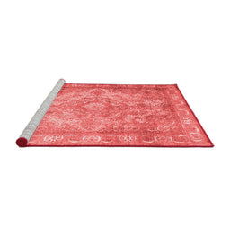 Contemporary Red Washable Rugs