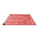 Contemporary Red Washable Rugs