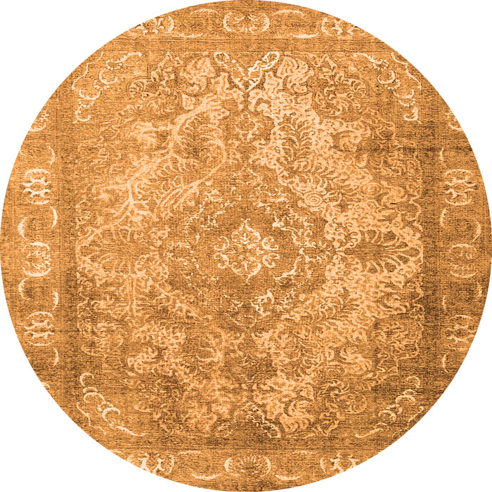 Machine Washable Abstract Orange Contemporary Area Rugs, wshcon601org