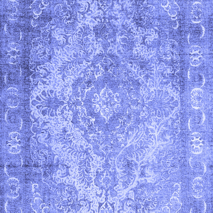 Abstract Blue Contemporary Rug, con601blu