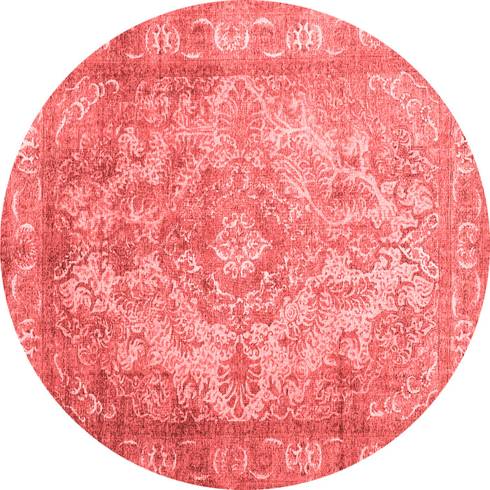 Abstract Red Contemporary Rug, con601red
