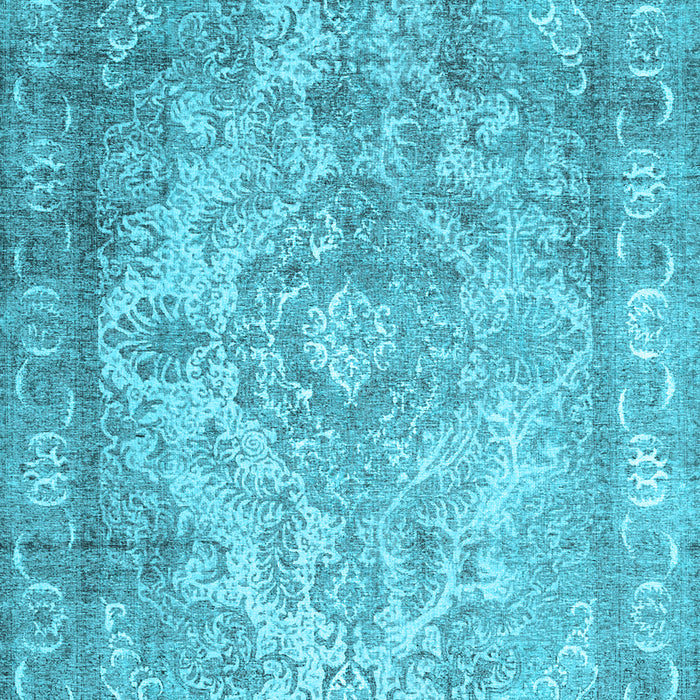 Abstract Light Blue Contemporary Rug, con601lblu