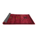 Thickness of Contemporary Saffron Red Modern Rug, con602