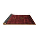 Sideview of Abstract Brown Contemporary Rug, con602brn