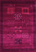 Abstract Pink Contemporary Rug, con602pnk