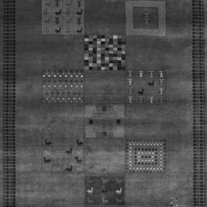 Abstract Gray Contemporary Rug, con602gry