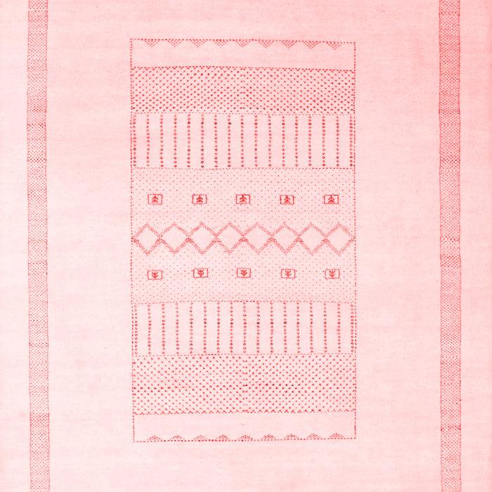 Solid Red Modern Area Rugs