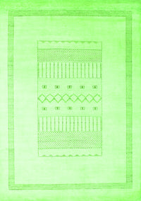 Solid Green Modern Rug, con603grn