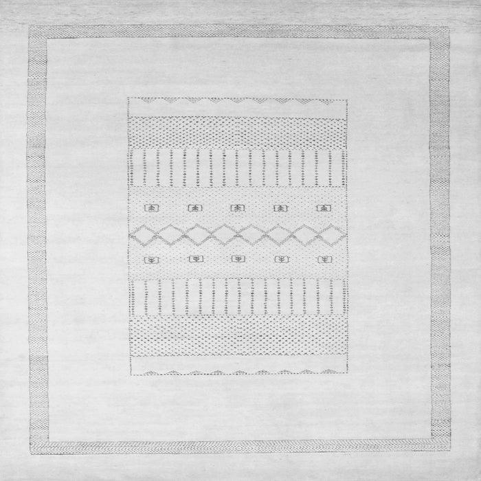 Serging Thickness of Solid Gray Modern Rug, con603gry