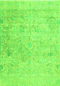 Abstract Green Contemporary Rug, con604grn