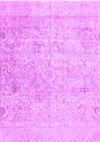 Abstract Purple Contemporary Rug, con604pur