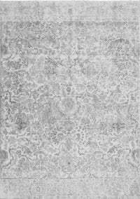 Abstract Gray Contemporary Rug, con604gry