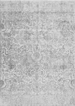 Abstract Gray Contemporary Rug, con604gry
