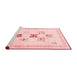 Modern Red Washable Rugs