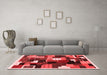 Contemporary Red Washable Rugs