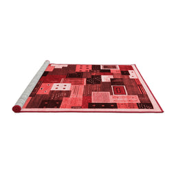 Contemporary Red Washable Rugs